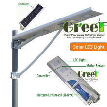 Lámpara de calle de LED 8W 15W 25W Energía Solar para Outerdoor